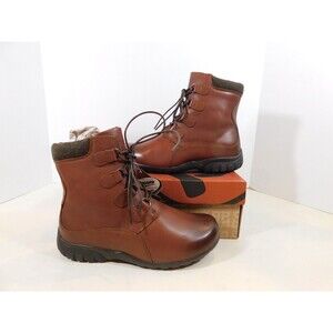 Propet Delaney Tall Boot Inside Zip Boots Women's sz 6 XX (4E) Brown Leather